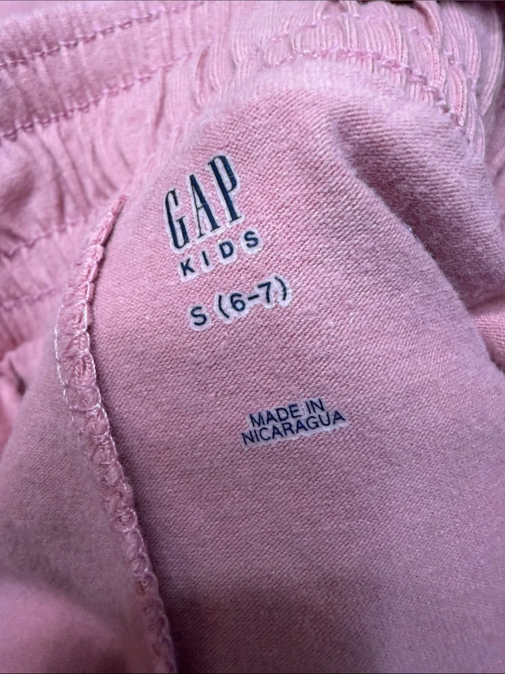 Girls' Pink Two-Piece Skirt Set - Long Sleeve Top & Skirt Size Small 6-7
